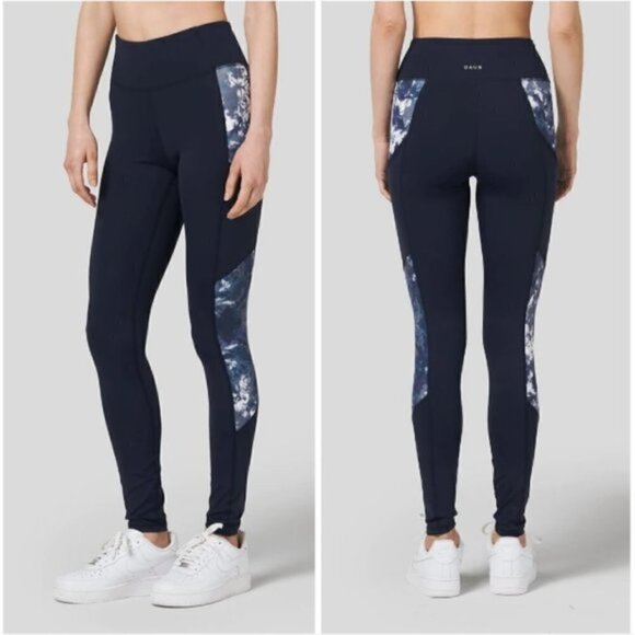 Daub Pocket Legging In Navy + Periwinkle - Picture 1 of 7